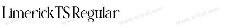 LimerickTS Regular字体转换